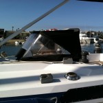 sailboat dodger side view